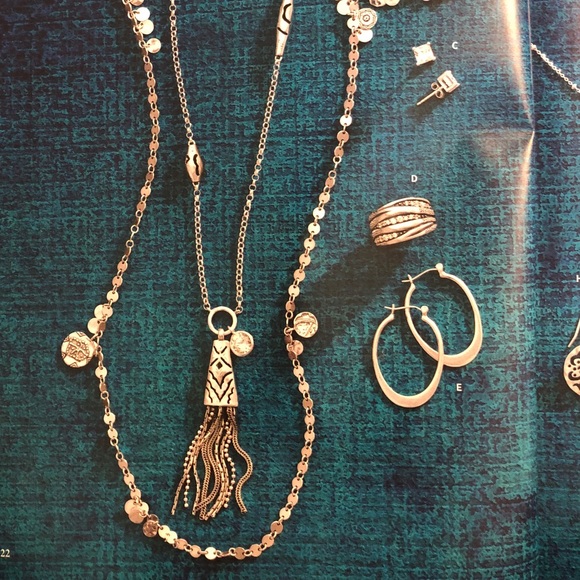 Silpada Sterling Silver ‘Confetti’ 42” Disc Necklace N2739 - Picture 9 of 16